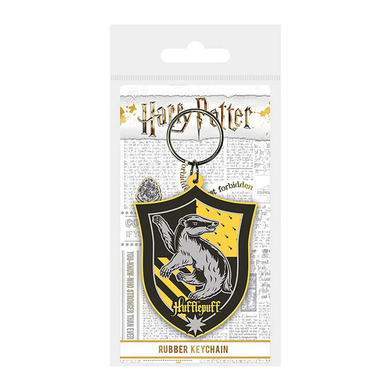 Harry Potter Hufflepuff Rubber Keychain - أكسسوار